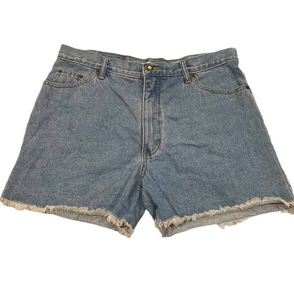VINTAGE BUGLE BOY DENIM SHORTS 14 - Picture 1 of 5